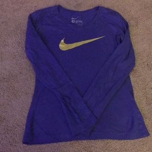 A child's small nike long sleeve tee shirt